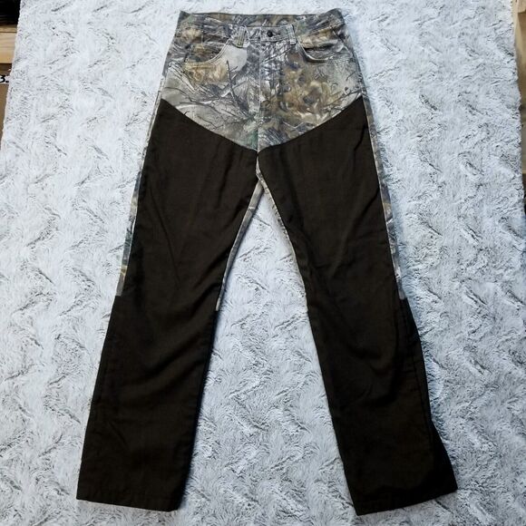 Wrangler Jeans Mens 33x34 Brown Camo Pro Gear Regular Straight